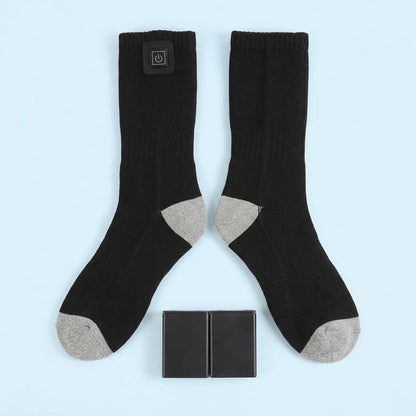 Caldra rechargeable heated socks with battery packs